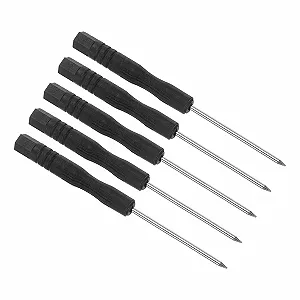 Викрутка прецизійна Torx T3 82 мм сталева з антиковзною рукояткою 5 шт. - Фото 1