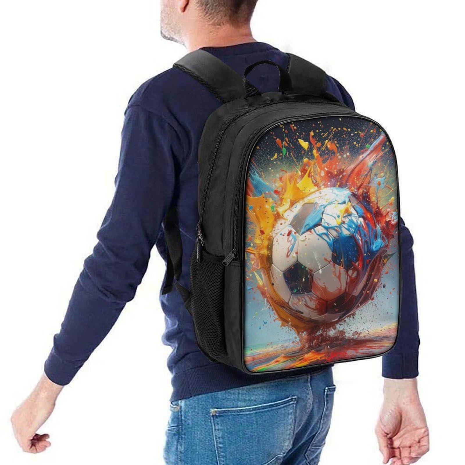 Рюкзак DPEOANEBN Football 40x28x16см, фото №5