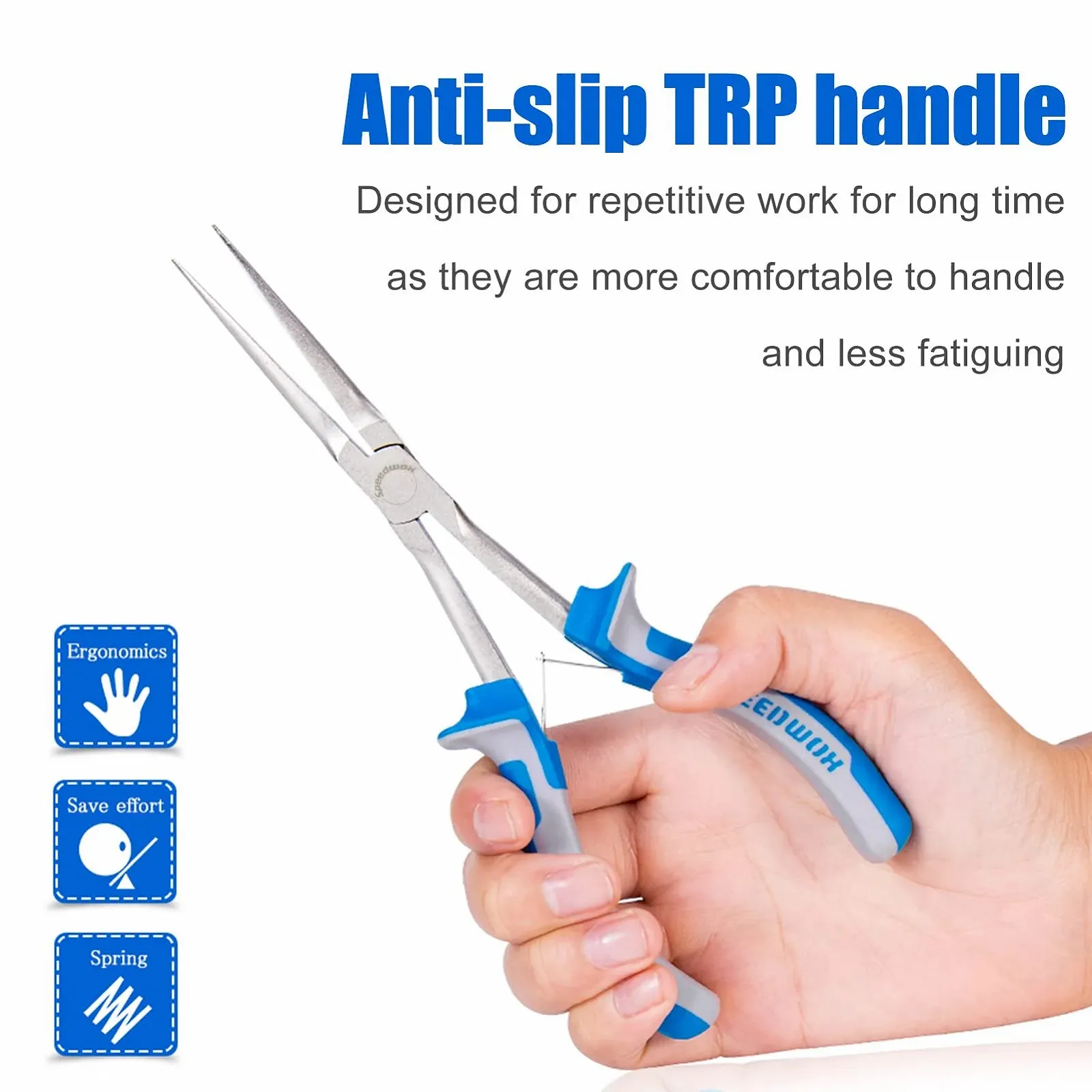 Набор мини-плоскогубцев SPEEDWOX 5 шт с чехлом + торцевые кусачки, плоскогубцы, изогнутые плоскогубцы, диагональные плоскогубцы, плоскогубцы с игольчатыми носами для рукоделия, ремонта, фото №3