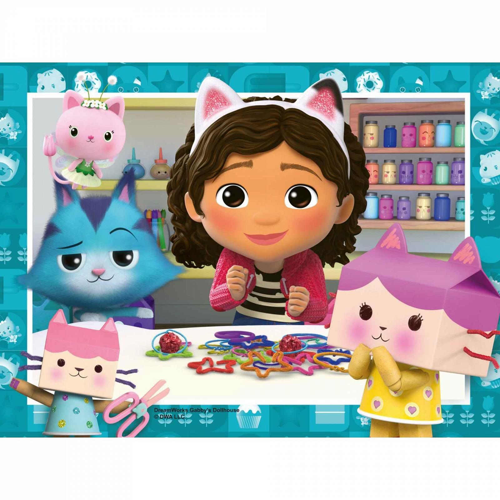 Пазл Ravensburger Gabby's Dollhouse 4 в 1 (12, 16, 20, 24 элемента), фото №6