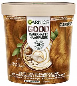 Купити Фарба для волосся Garnier Good Permanent Hair Color 7.43 Turmeric Copper 200 мл - Фото 1 Фарба для волосся Garnier Good Permanent Hair Color 7.43 Turmeric Copper 200 мл - Фото 1