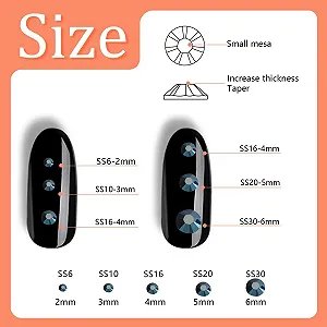 Стразы Смола SS10 3 мм, цвет Jet synthetic.ua - Фото 1