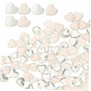 Стразы для ногтей Сердце Healvian Форма сердца 100 шт - Фото 1