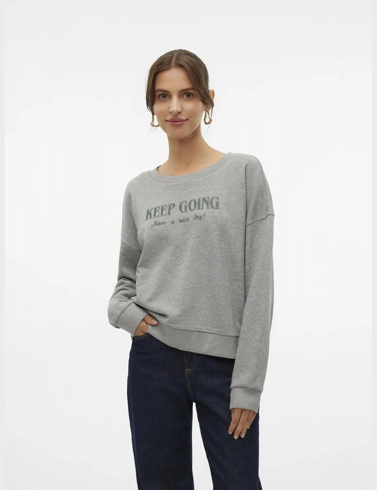 Женская Толстовка VERO MODA Vmcyan Trina Ls Sweat Box JRS, фото №2 Женская Толстовка VERO MODA Vmcyan Trina Ls Sweat Box JRS, фото №2