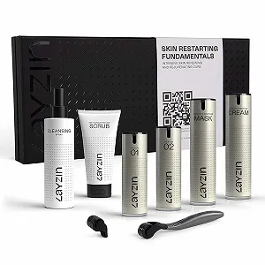 Набір для відновлення шкіри Skin Restarting Fundamentals | Антивіковий догляд за шкірою обличчя, шиї, декольте та рук 9 шт - Фото 1