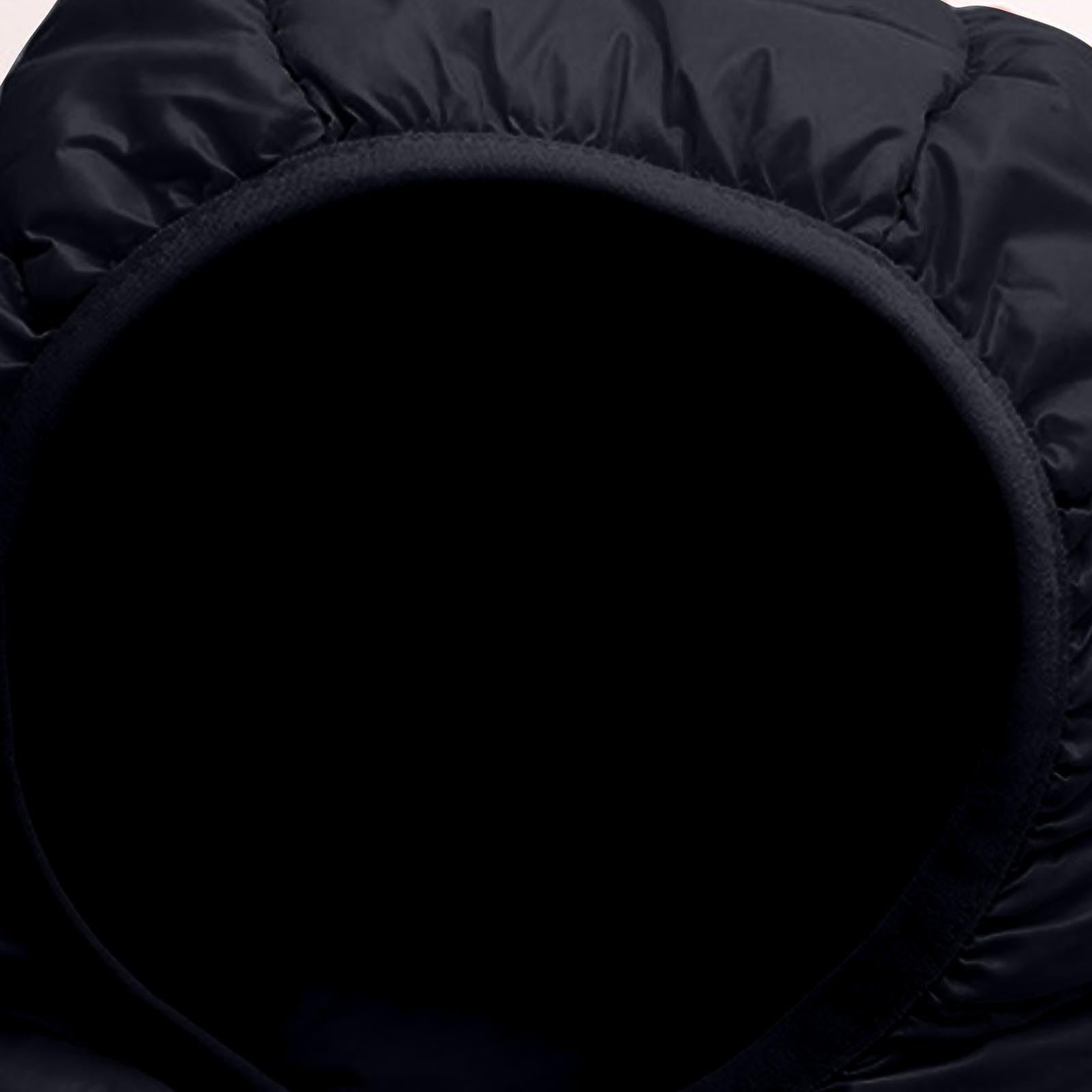 Куртка Kinder Однотонная Хлопковая С Капюшоном На Молнии Тонкая Пуховая С Карманами Хлопковая Куртка Для Средних И Больших Детей Компрессионная Повседневная Куртка Мешок Для Хранения (2-14 лет), фото №3