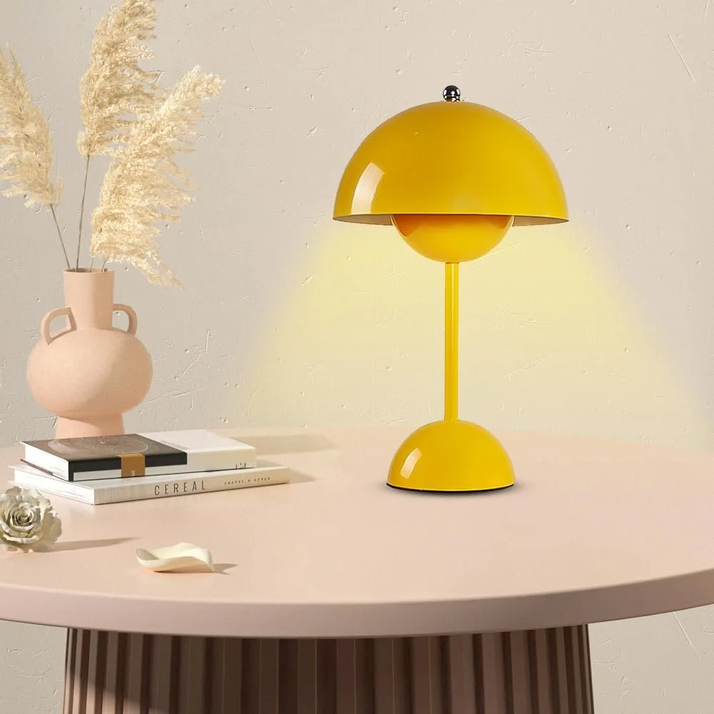 Настільна лампа Mushroom LED Battery Бездротова Сучасна Акумуляторна Сенсорна З регулюванням яскравості 3000 K - 6000 K, фото №6