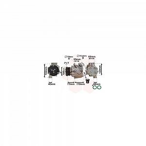 Компрессор кондиционера VAN WEZEL IR PLUS 2500K208 для HONDA - Фото 1