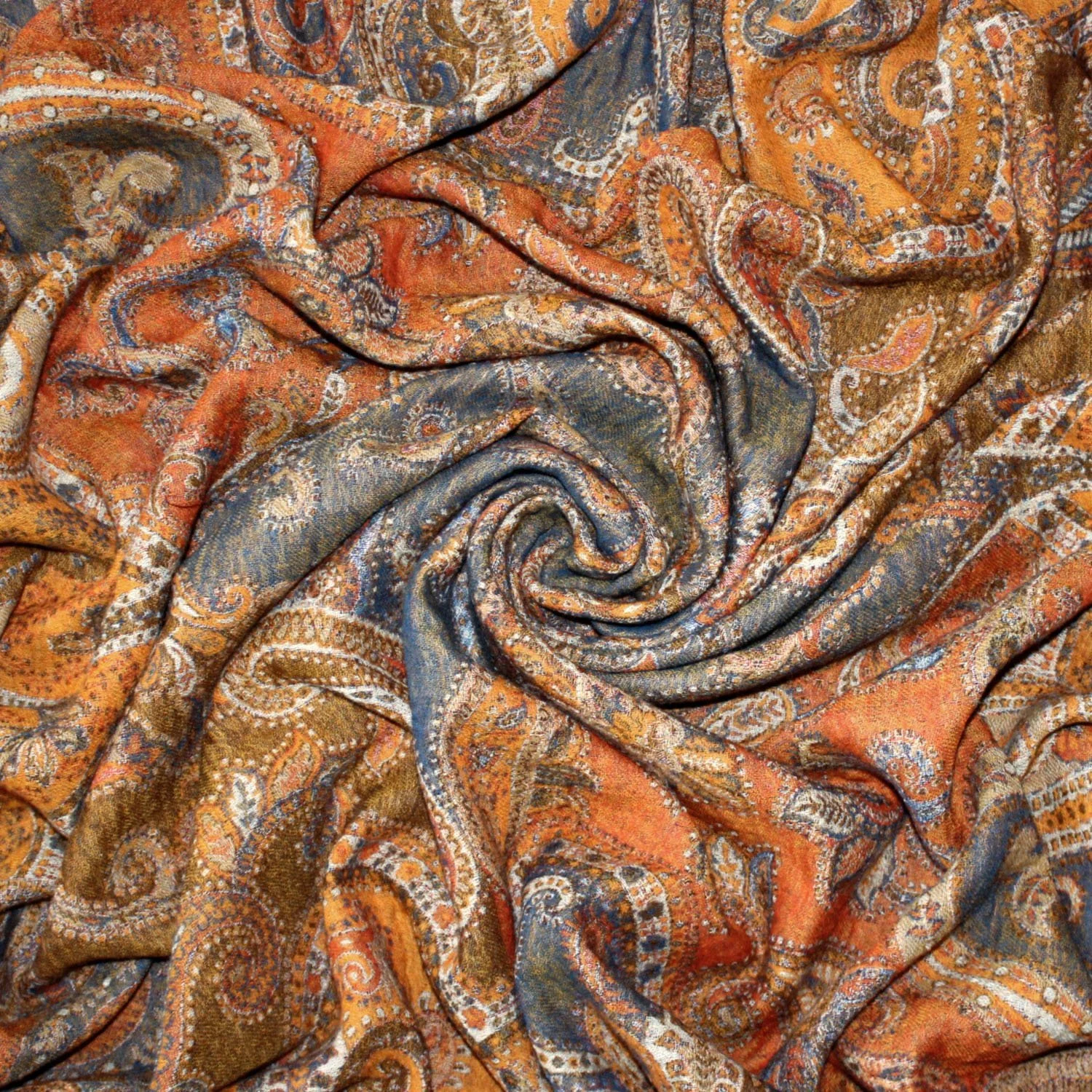 Покривало Lorenzo Cana Вовна Жакардовий Тканий візерунок Пейслі М'яка Покривало 100% Вовна Покривало для дивану, фото №5