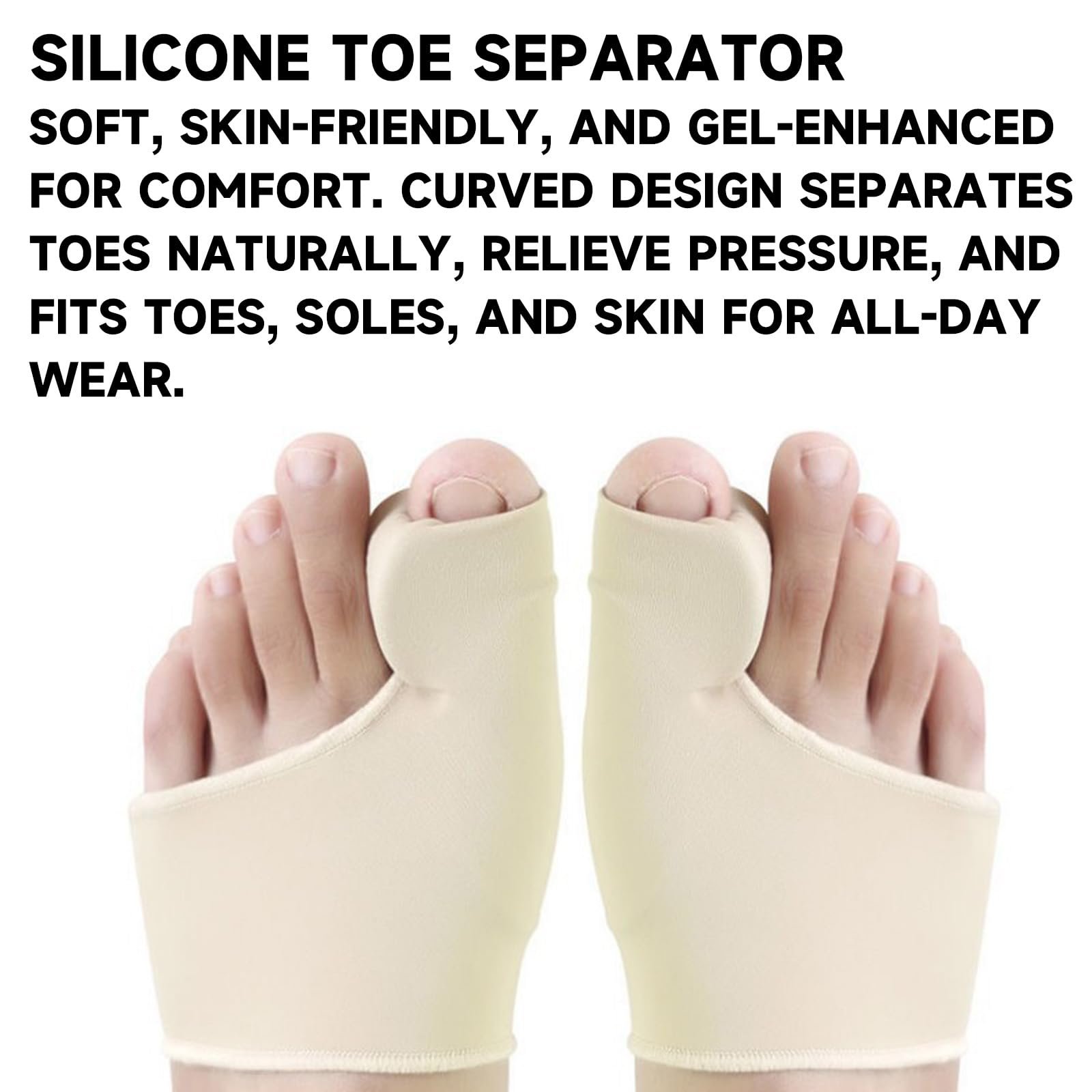 Разделитель для большого пальца стопы Hallux Valgus с лентой, фото №6