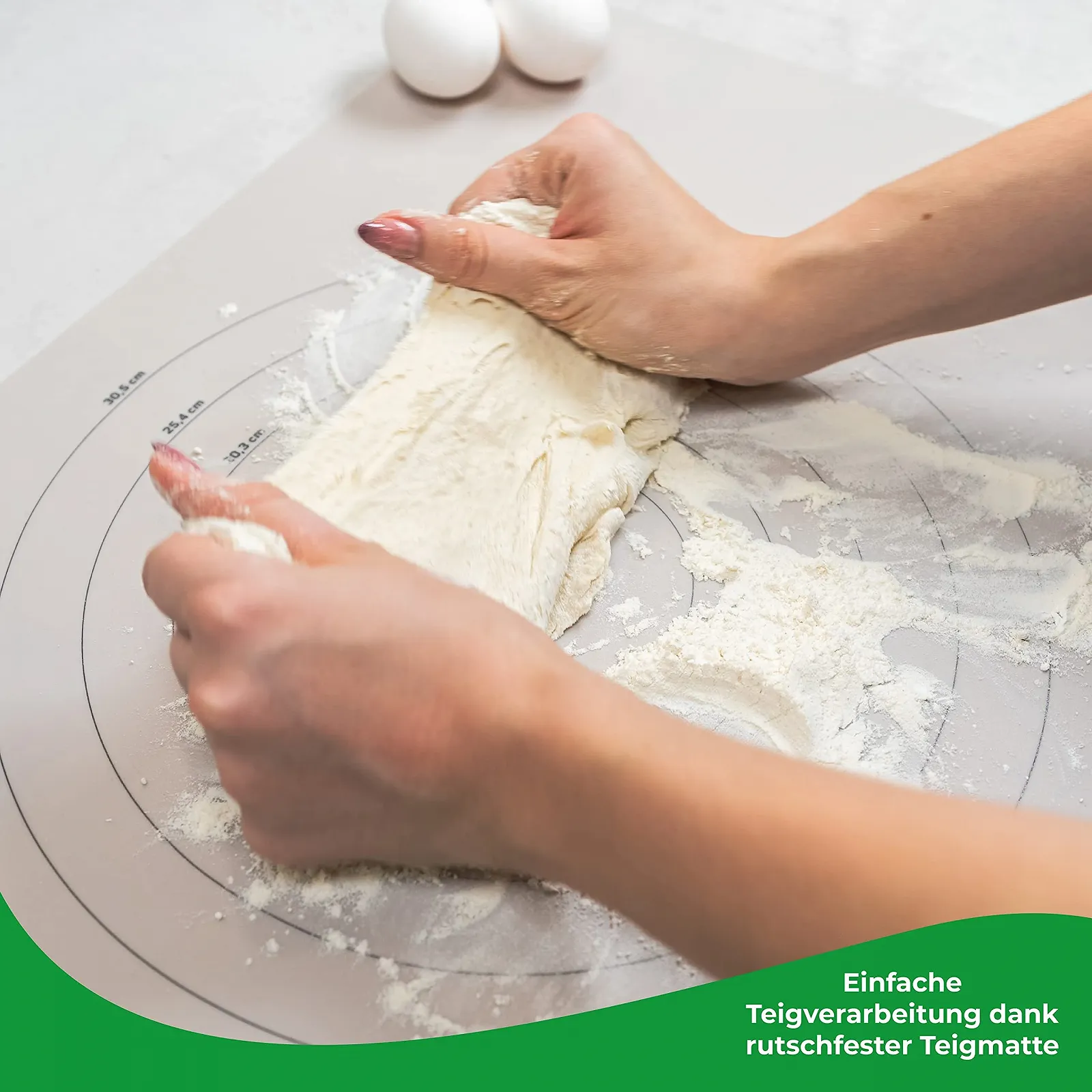 Коврик для теста Wundermix WunderMat® 60 x 40 см Силиконовый с маркировкой Нескользящий, фото №4