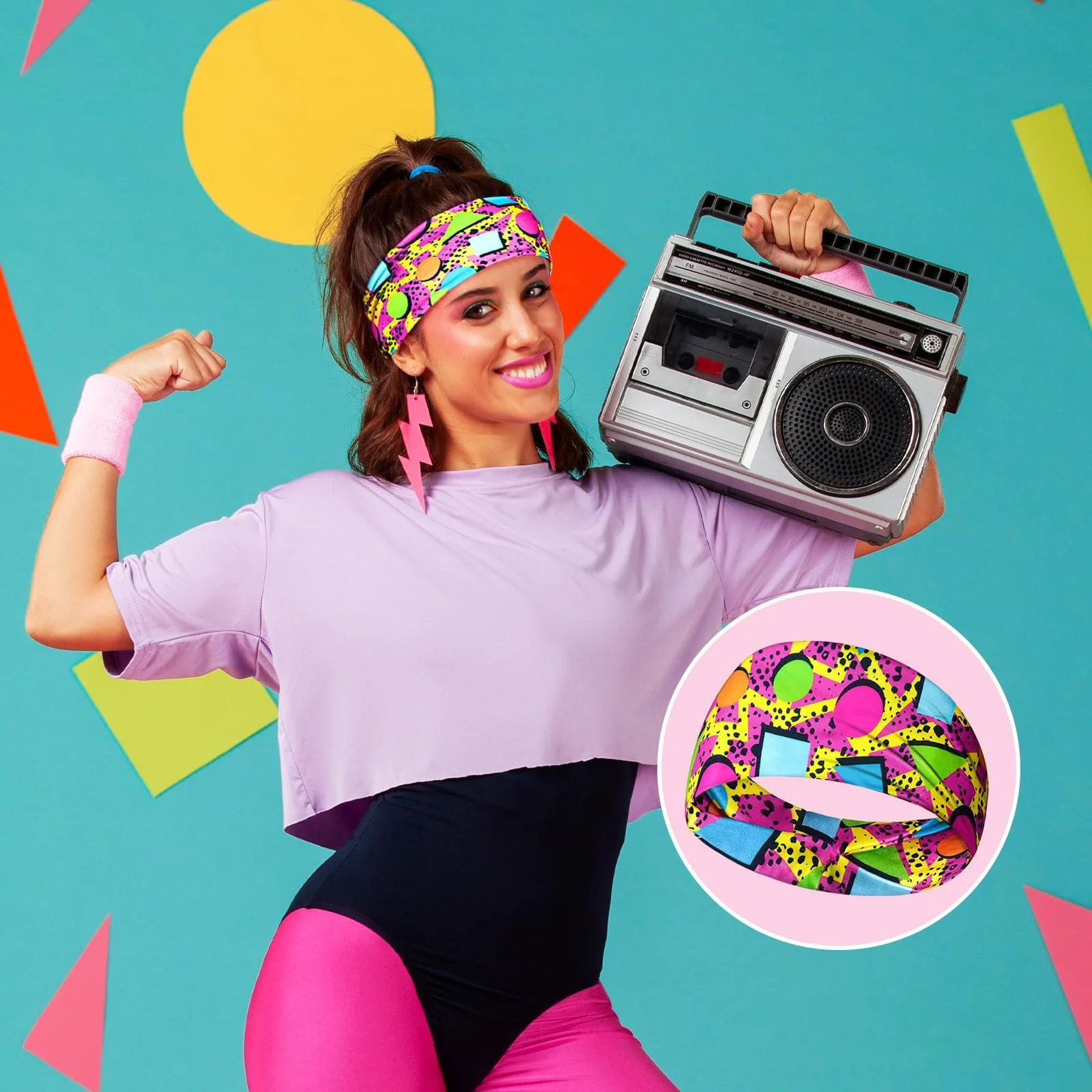 Пов'язка для волосся Zernblend, набір 4 шт., фото №6