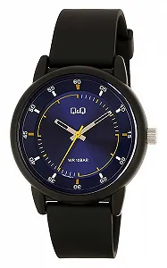 Годинник Цифровий Q&Q WATCHES Чоловічий з силіконовим ремінцем V29A-004VY - Фото 1