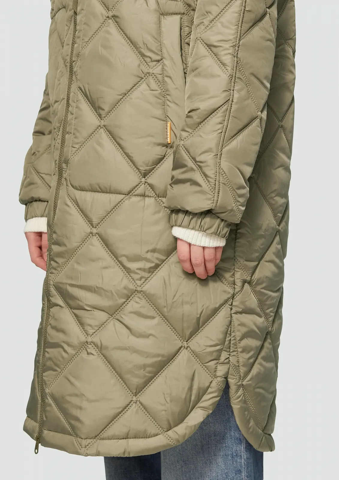 Пальто QS З капюшоном з тисненням, фото №2 Пальто QS З капюшоном з тисненням, фото №2