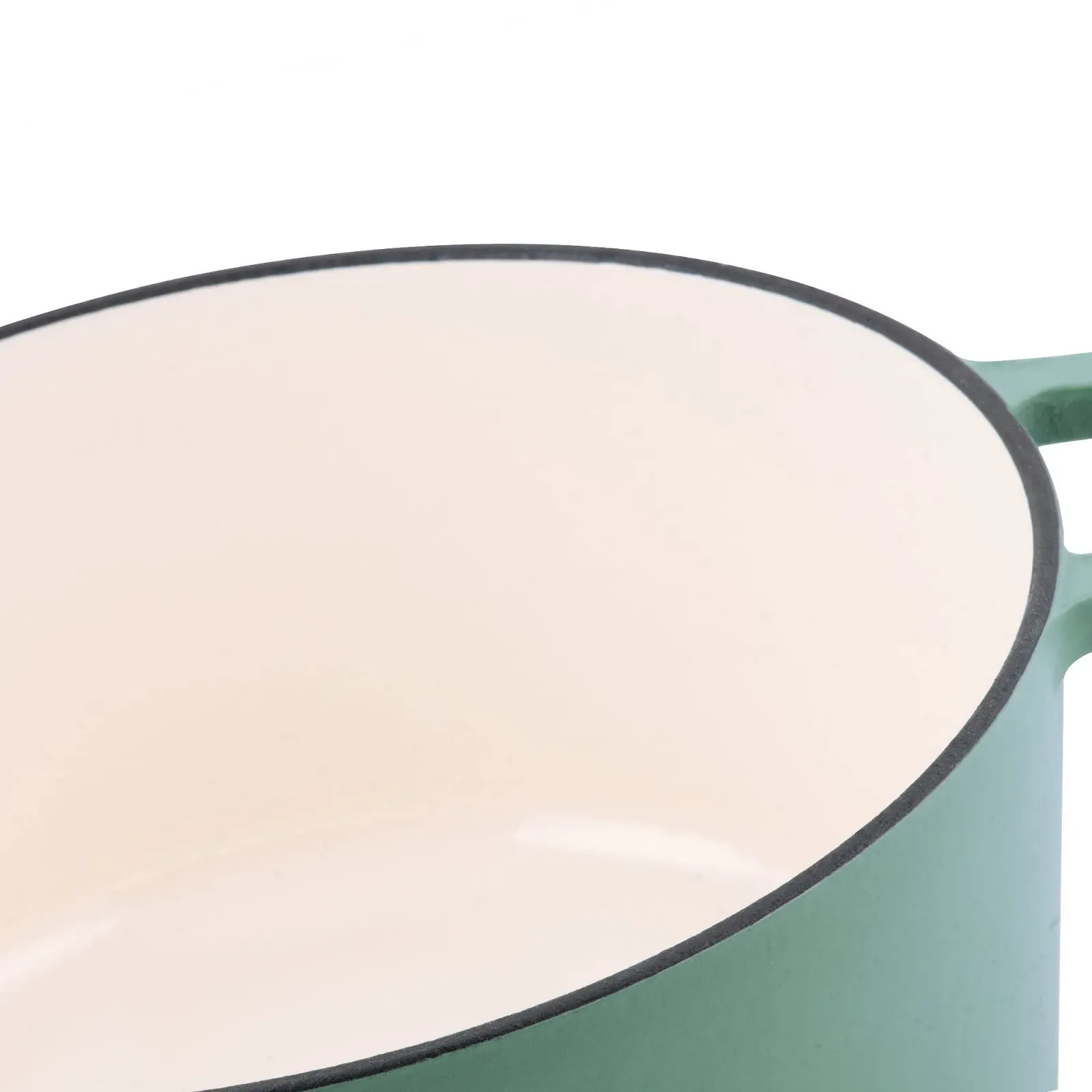 Емальована чавунна каструля Mahlzeit 6,9 л кругла з кришкою та 2 ручками Mint для індукції та духовки, фото №8 Емальована чавунна каструля Mahlzeit 6,9 л кругла з кришкою та 2 ручками Mint для індукції та духовки, фото №8