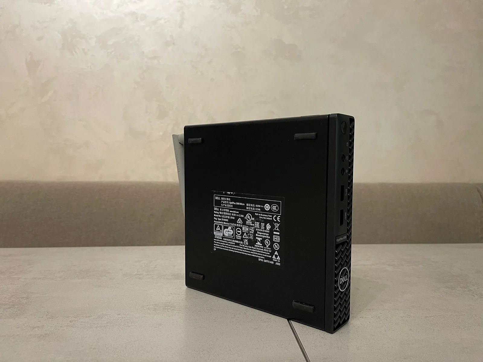 Потужний міні-ПК Dell OptiPlex 3080 Micro, i5-10600T, 16GB DDR4, 256GB SSD + 500GB HDD, Wi-Fi, фото №4