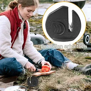 Точило для ножів прецизійне компактне з V-подібним подвійним пазом synthetic.ua - Фото 1