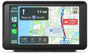 Автомагнітола AWESAFE / 7" / Сенсорна / Apple CarPlay / Android Auto / Bluetooth / FM / AUX - Фото 1