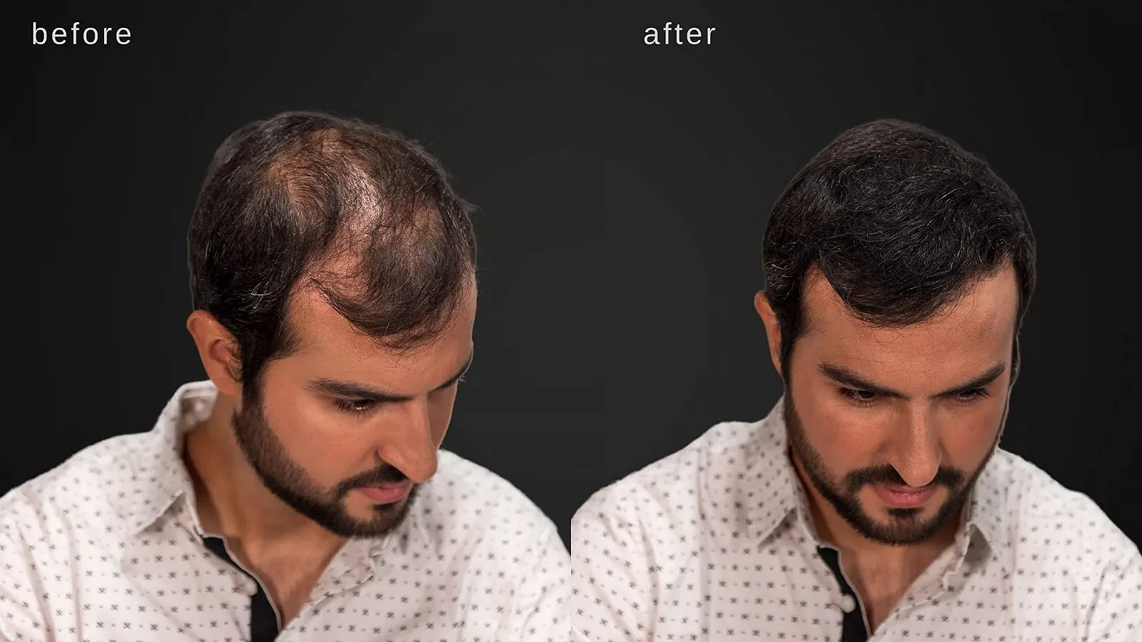 Волокна для загущення волосся LUXE з натуральним кератином Темно-коричневий, фото №4