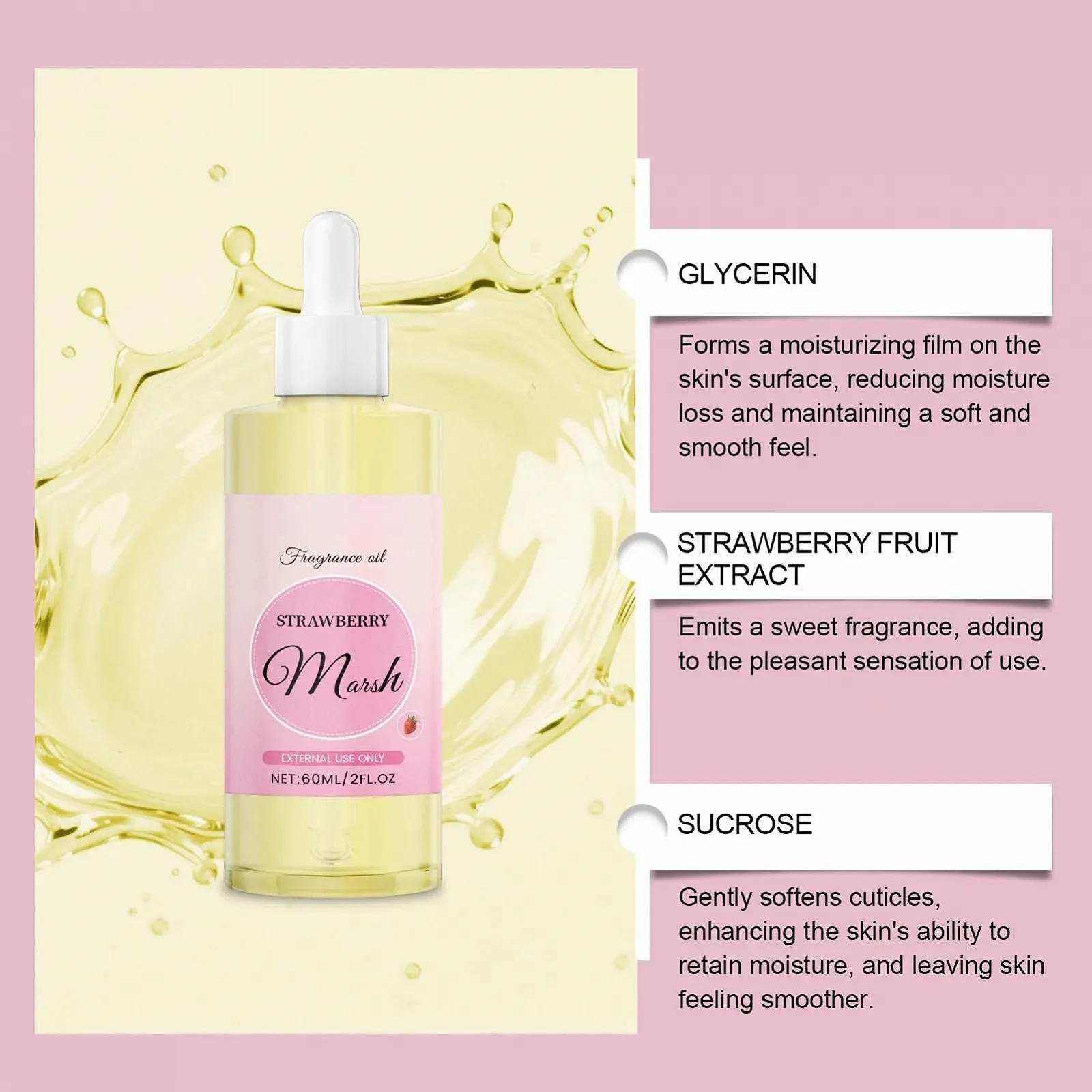 Догляд за тілом 60 мл, натуральний аромат для шкіри, органічний, зволожуючий, для сухої шкіри, фото №9