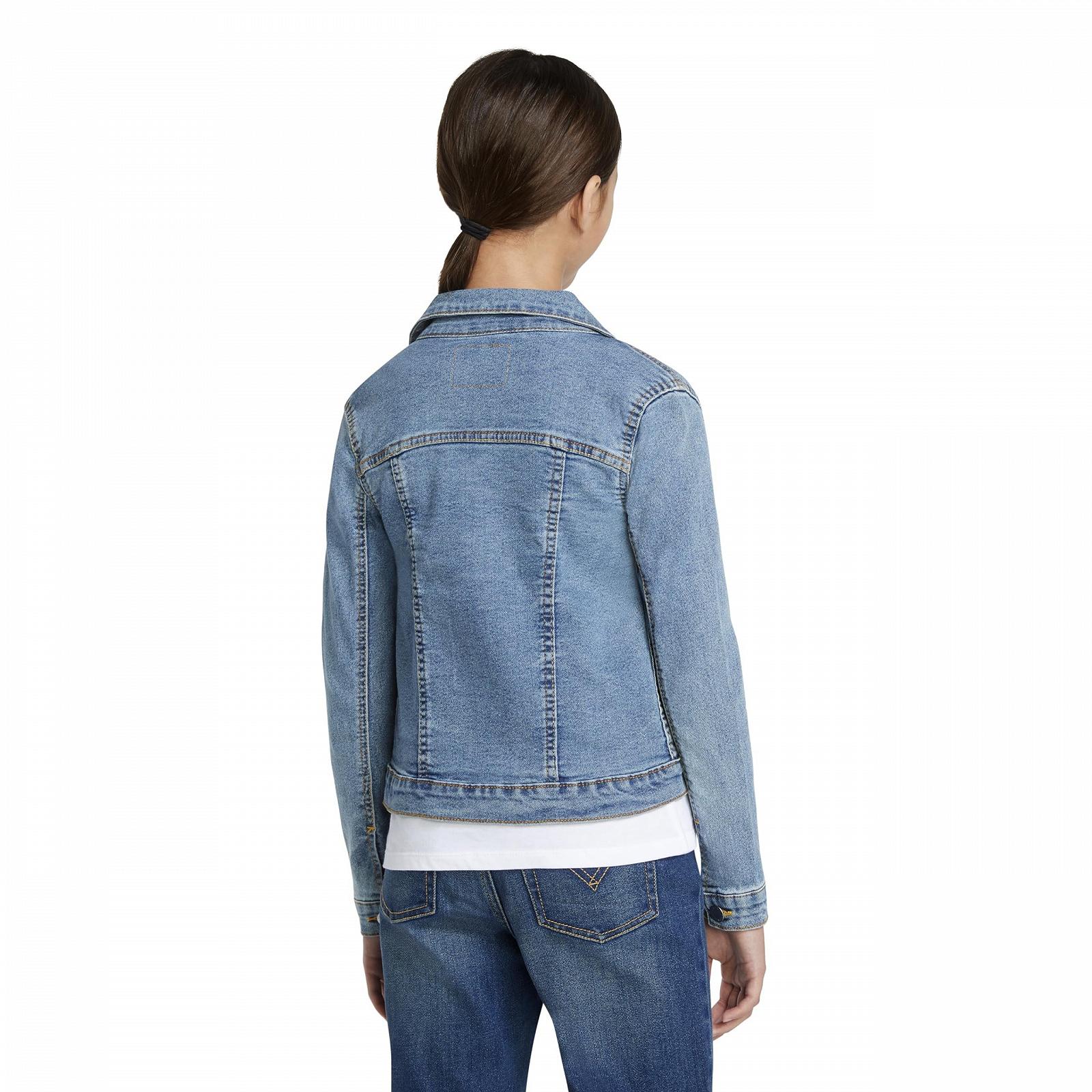 Джинсовая куртка Levi's Для девочек эластичная куртка дальнобойщика, фото №2