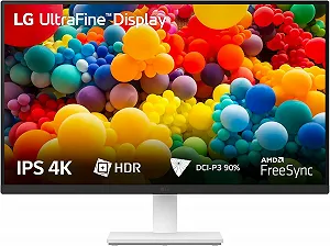 Монітор 27" LG 27US500-W 4K Ultra HD IPS 60 Гц Білий - Фото 1