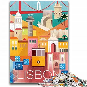 Купить Пазл Город Лиссабон Португалия 1000 деталей 26 x 38 см - Фото 1 Пазл Город Лиссабон Португалия 1000 деталей 26 x 38 см - Фото 1