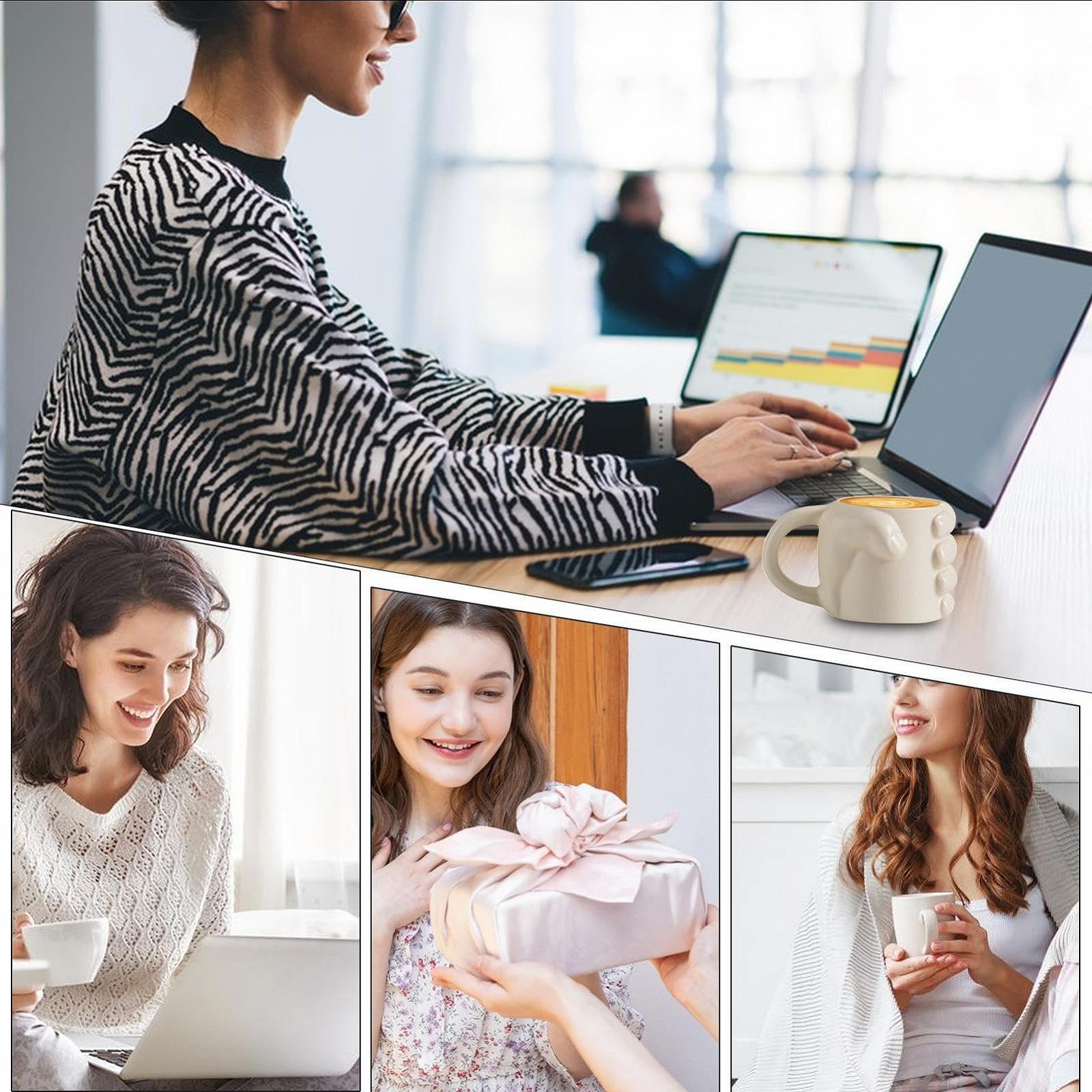 Кружка Knowlife Забавная кофейная для мужчин, Кружка-кулак для напитков, Многоразовая кружка для украшения стола, Подходит для взрослых и детей для дома, ресторана и кемпинга, фото №4