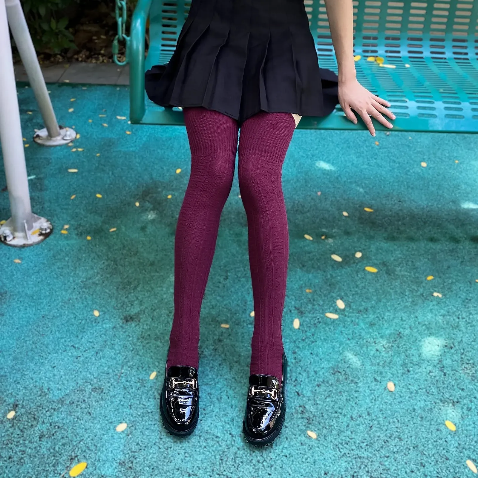 Женские теплые хлопковые высокие носки для сапог, очень длинные зимние гетры GB-CL-W1, черные, One Size, черный, фото №7 Женские теплые хлопковые высокие носки для сапог, очень длинные зимние гетры GB-CL-W1, черные, One Size, черный, фото №7