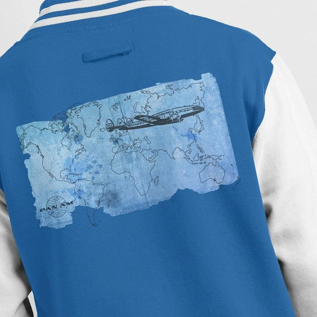 Детская куртка-бомбер Pan Am World Map, фото №4 Детская куртка-бомбер Pan Am World Map, фото №4