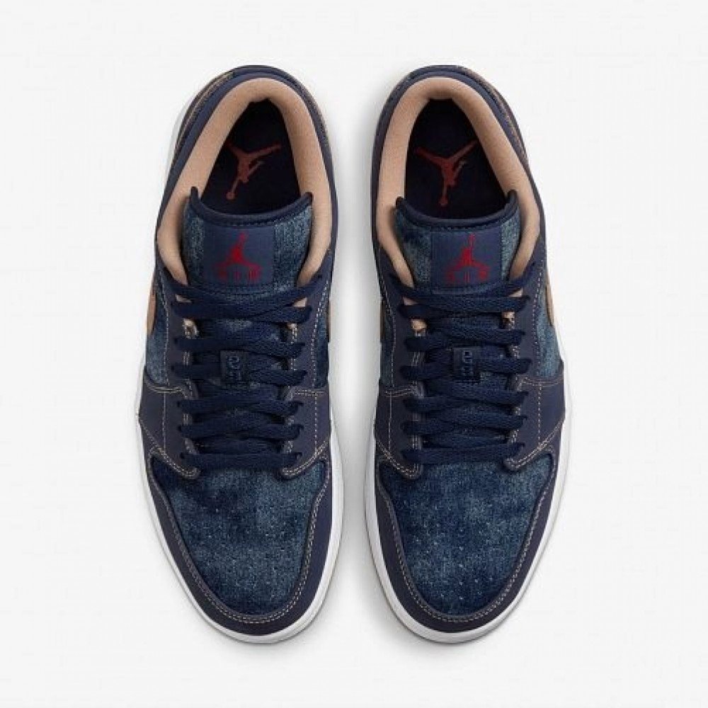 Кросівки Jordan 1 Low SE Denim 40.5, фото №5