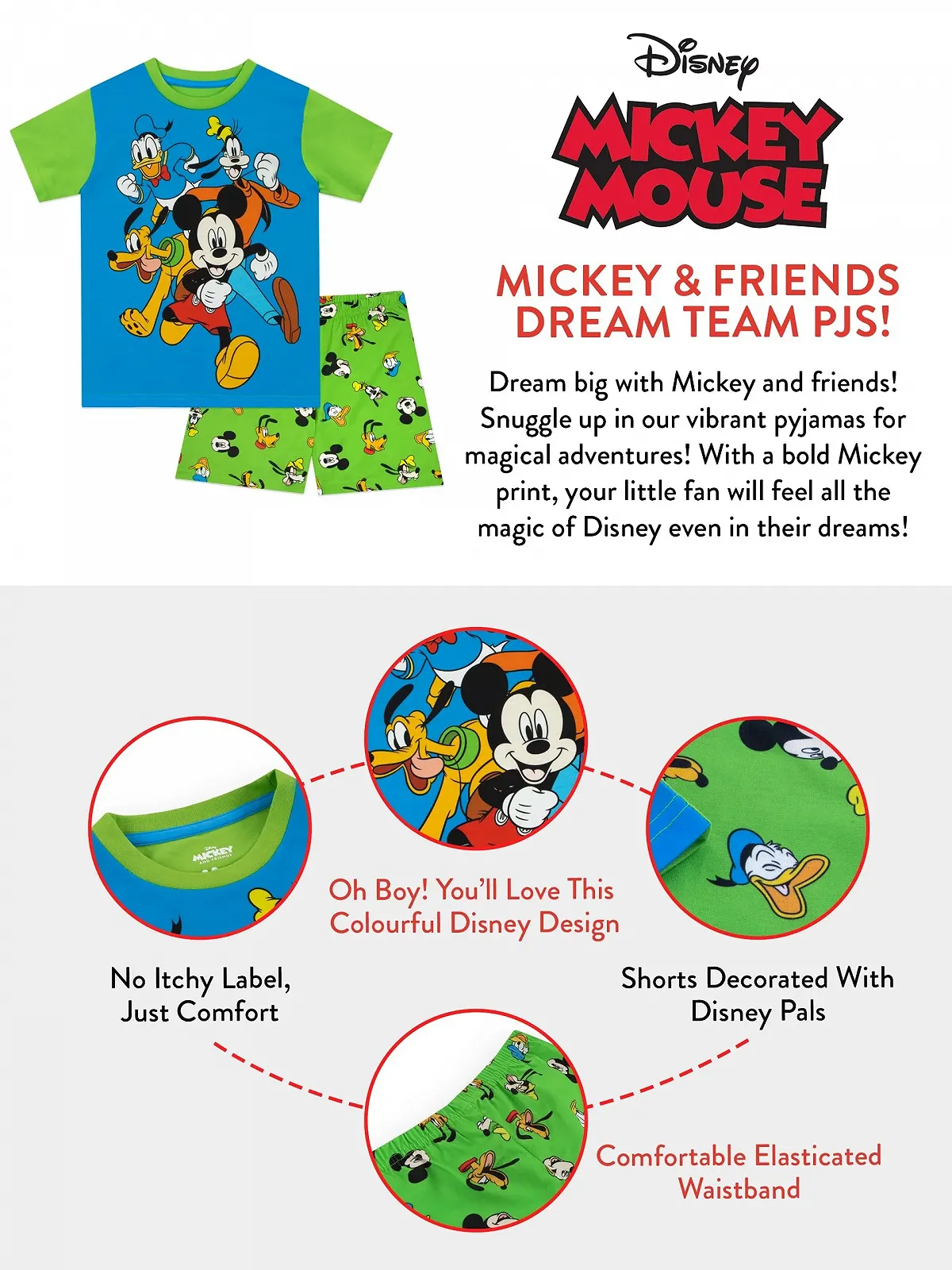 Піжама Disney Mickey Mouse для хлопчиків, фото №6