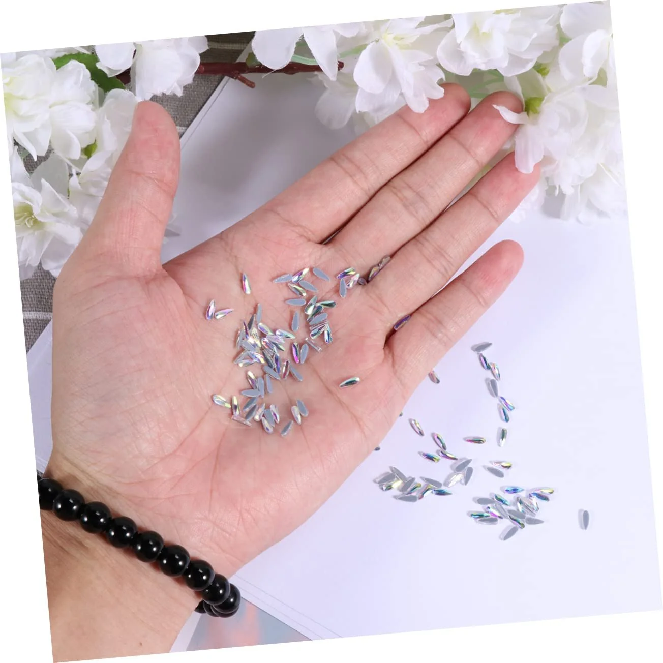 Стразы для ногтей FRCOLOR 144 шт. Набор страз для гламурных украшений ногтей, фото №9
