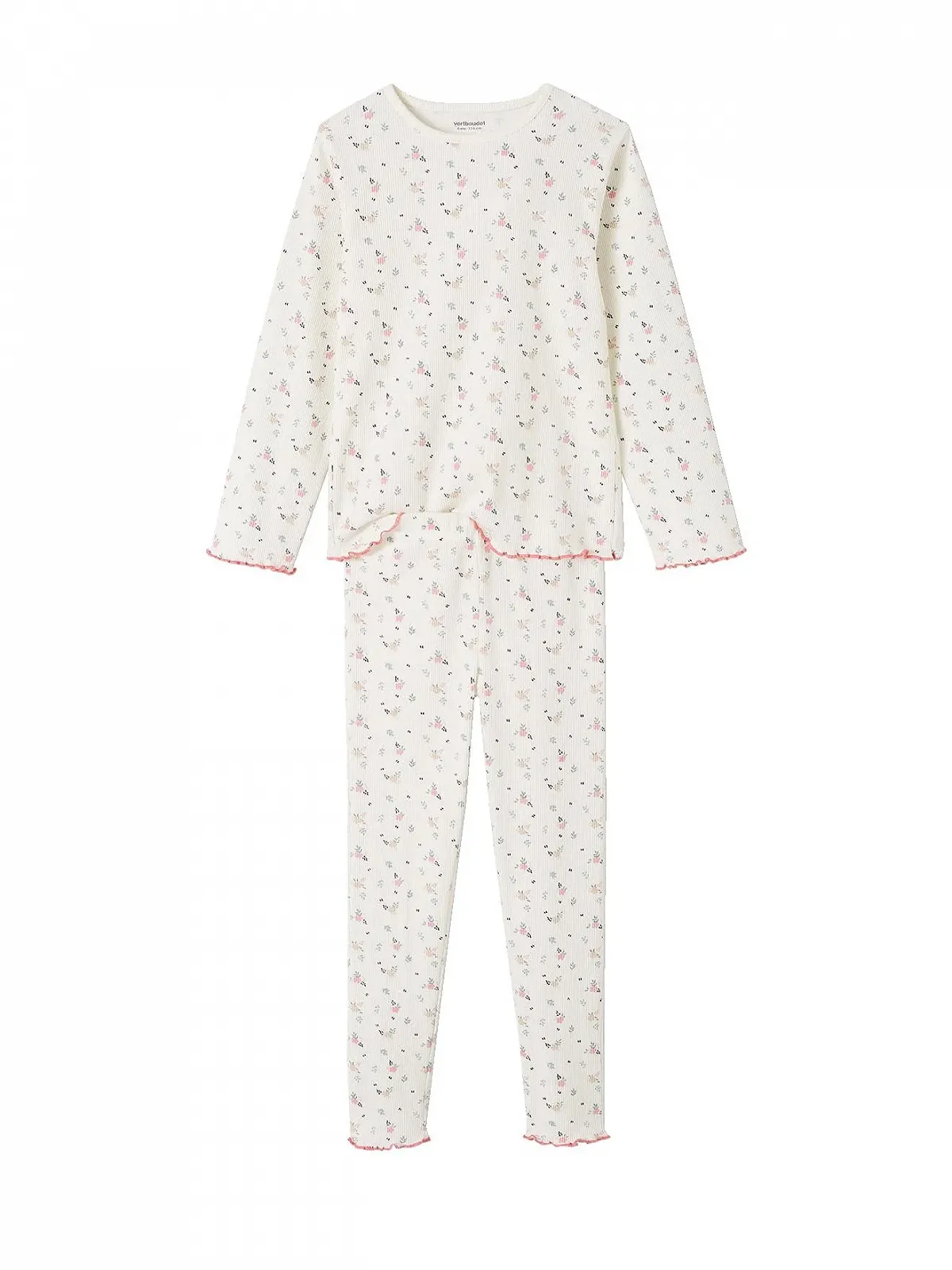 Комплект дитячих піжам в рубчик, 2 шт. VERTBAUDET, фото №4 Комплект дитячих піжам в рубчик, 2 шт. VERTBAUDET, фото №4