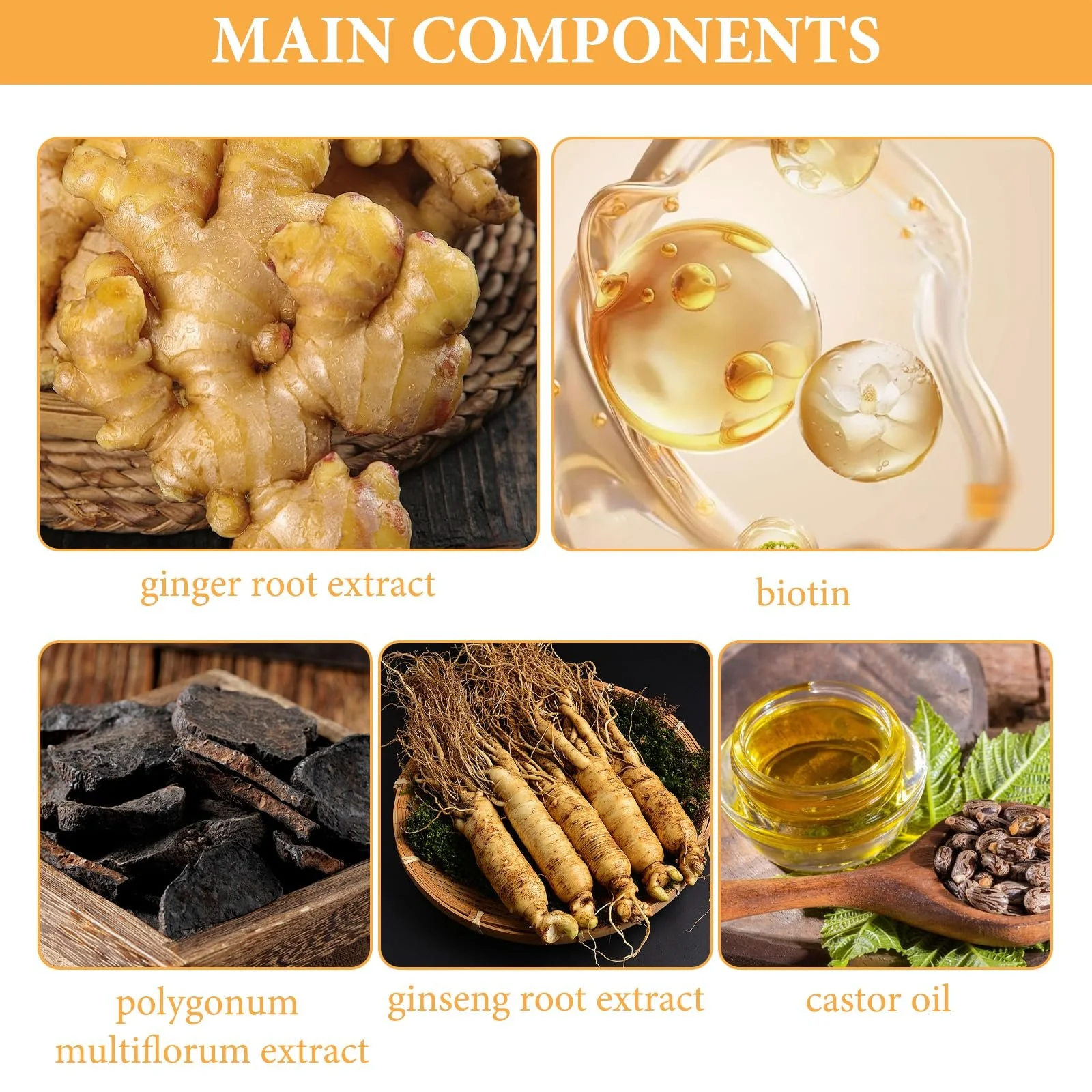 Сироватка для росту волосся Biotin, 2 x 30 мл, робить волосся блискучим і сильним, легко бореться з випадінням волосся, фото №7