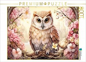 Пазл CALVENDO Curious Owl 1000 элементов 64 x 48 см - Фото 1