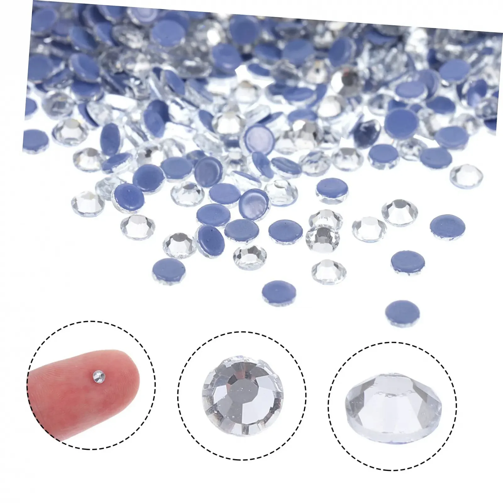 Стразы Healeved Hot Melt 2880 шт., стеклянные, плоские, фото №6 Стразы Healeved Hot Melt 2880 шт., стеклянные, плоские, фото №6