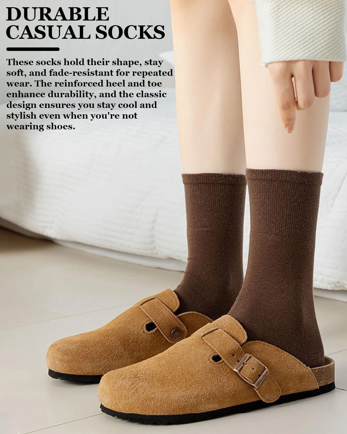 Носки Унисекс Хлопковые Тонкие Носки 5 пар, фото №5