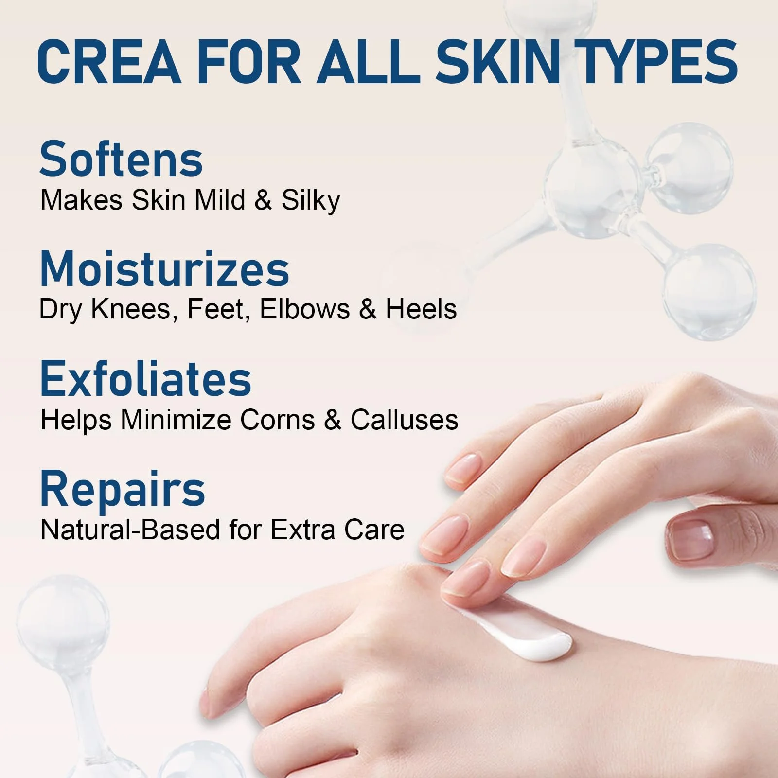 Крем для ног Urea Cream 40% интенсивный увлажняющий с гиалуроновой кислотой 150 г, фото №3