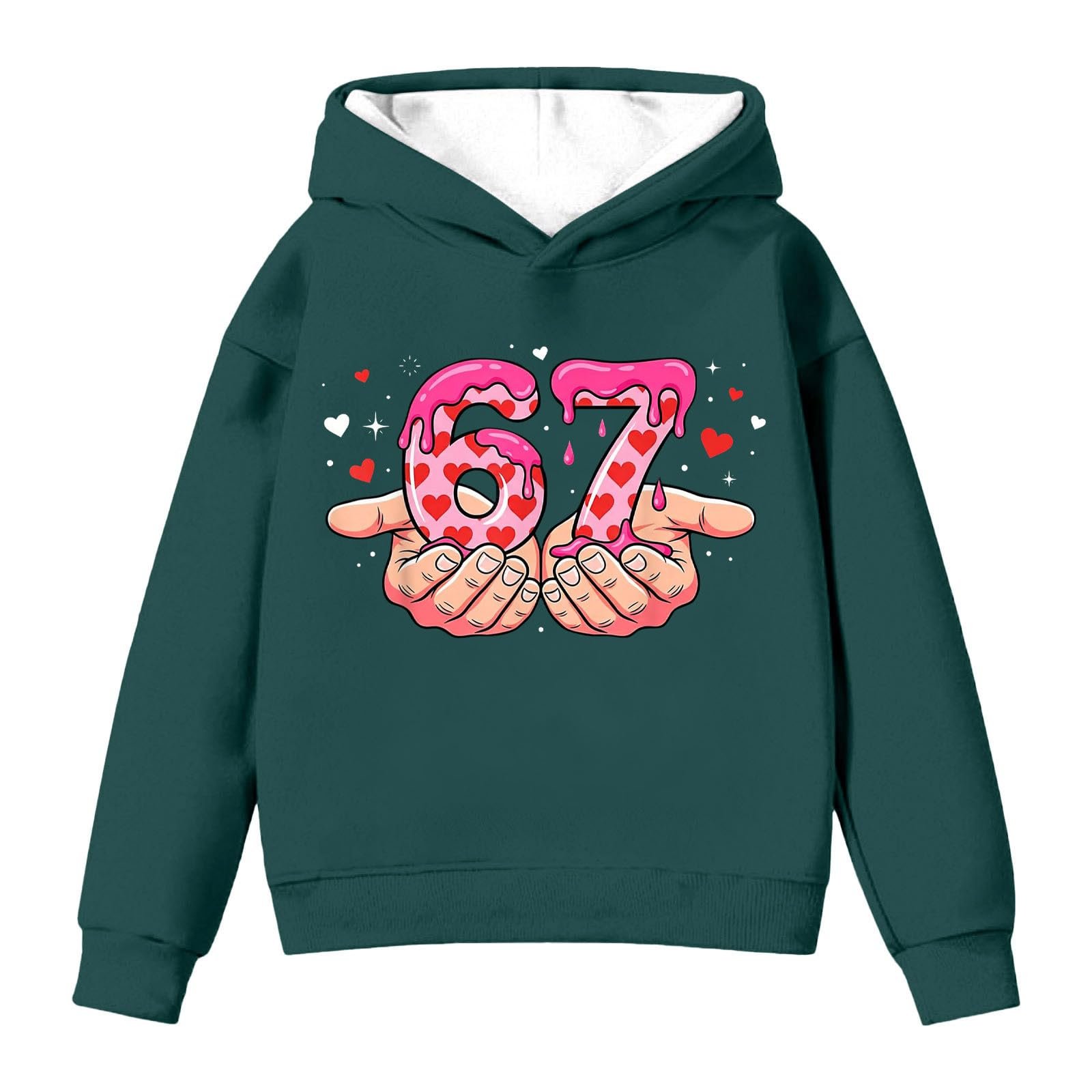 Худі з принтом 67, фото №3