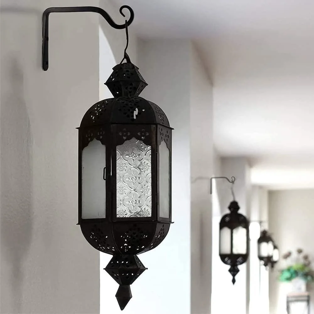 Настінні кронштейни для рослин Залізні гачки Чорні Набір з 2 шт., фото №7 Настінні кронштейни для рослин Залізні гачки Чорні Набір з 2 шт., фото №7