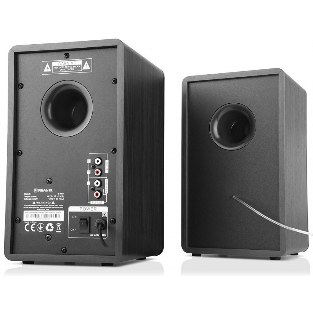 Акустическая система REAL-EL S-450 Black, фото №6
