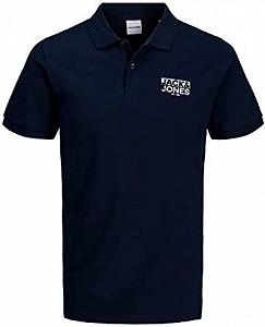Поло JJHERO POLO SS CAT 12175087  Blazer Jack&Jones Темно-синій S - Фото 1