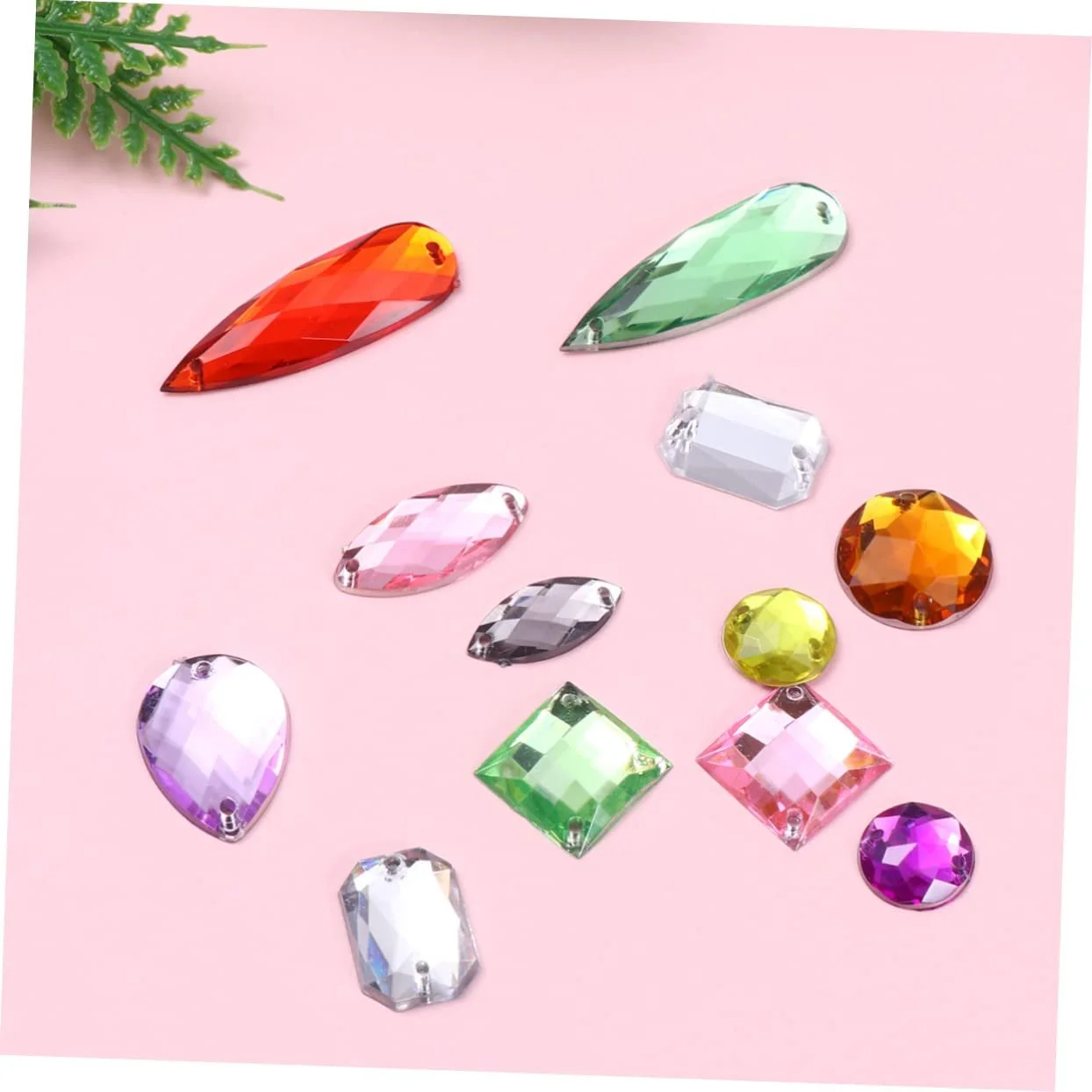 Стразы акриловые Healeved Разные формы 100 шт. Разноцветные, фото №9 Стразы акриловые Healeved Разные формы 100 шт. Разноцветные, фото №9