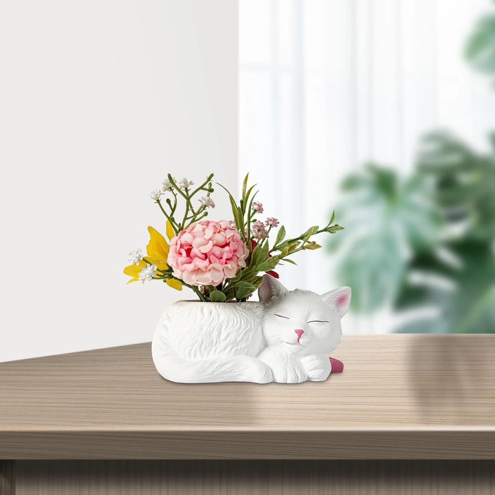 Квітковий горщик Milageto Мультяшний кіт Полімерний, фото №6 Квітковий горщик Milageto Мультяшний кіт Полімерний, фото №6