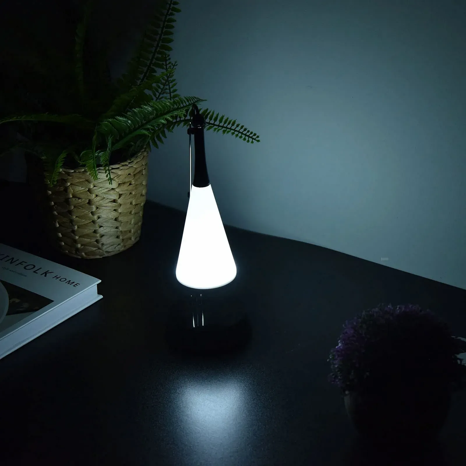 Настільна лампа Topyond Speaker Сенсорна Bluetooth LED Димерна USB Акумуляторна, фото №8