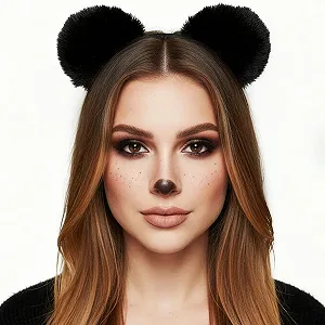 Обруч Ушки котика Zoestar Черный - Фото 1