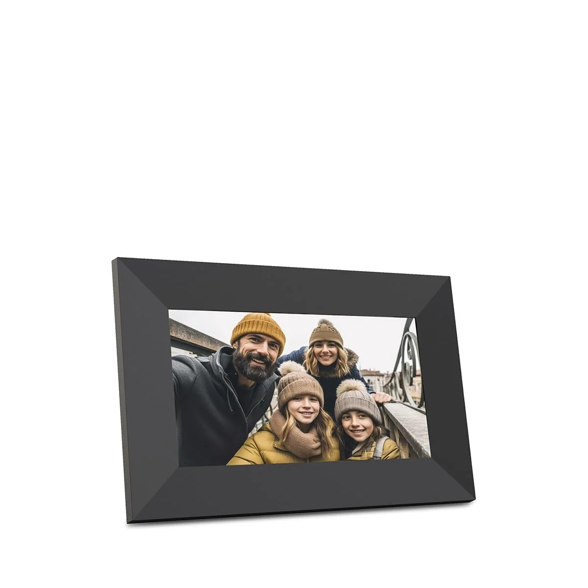 Цифровая фоторамка PRIXTON Prado S WiFi Touchscreen 17.8 см (7 дюймов) 1024 x 600 RAM 1 GB 32 GB USB-C SD Black, фото №3