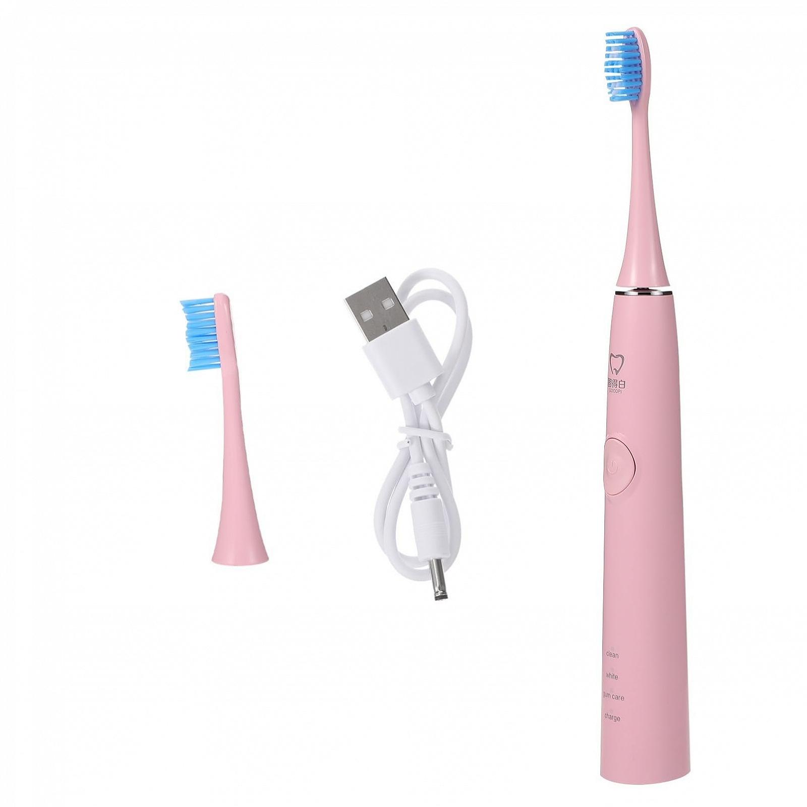 Електрична звукова зубна щітка WRITWAA набір зі змінними насадками для дорослих, фото №1