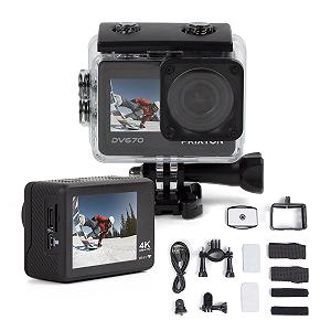 Купить Камера PRIXTON DV670 4K, Dual-Display, WiFi, оптический стабилизатор - Фото 1 Камера PRIXTON DV670 4K, Dual-Display, WiFi, оптический стабилизатор - Фото 1